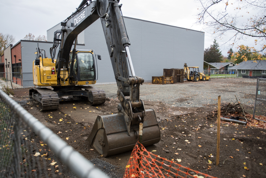 Although construction season is coming to an end, progress was made this year on the Bridgeview Education and Employment Resource Center despite a key source of funding being left up in the air. Administrators say they may be forced to use a line of credit if state funds remain tied up in a political fight in the Washington State Senate.