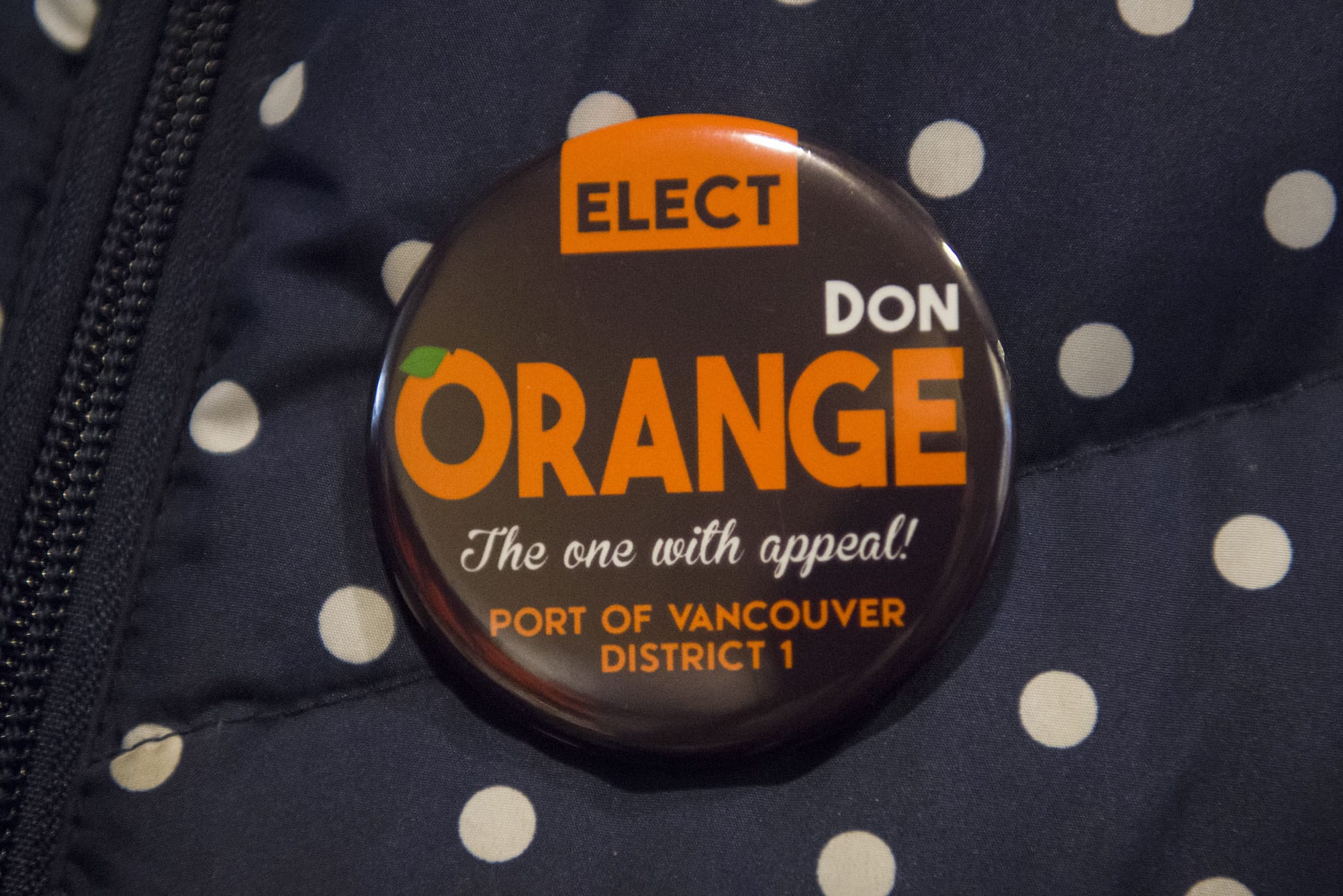Don Orange is winning the race for the Port of Vancouver commissioner seat.