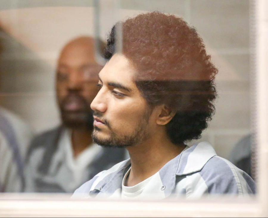 Thomas Leae, pictured in his arraignment in December 2015, was convicted Friday of second-degree murder in Davis, Calif. He also is wanted for a Vancouver pawn shop homicide.