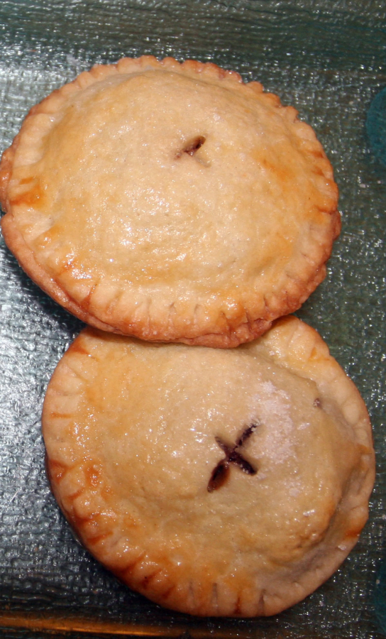 Sweet hand pies made by Chef Larkin Rogers during a class at the Countryside Conservancy offices in Boston Township, Ohio.