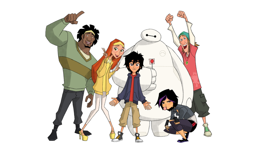Disney XD’s animated series “Big Hero 6: Baymax Returns,” based on Walt Disney Animation Studios’ feature film inspired by the Marvel comics of the same name, continues the adventures and friendship of 14-year-old tech genius Hiro and his compassionate, cutting-edge robot, Baymax. Together with their friends Wasabi, Honey Lemon, Go Go and Fred, they form the legendary superhero team Big Hero 6.