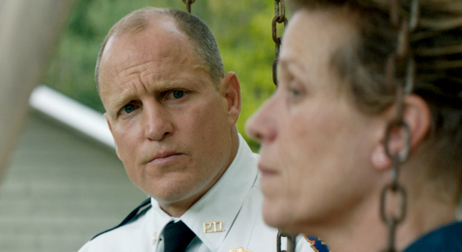 Woody Harrelson and Frances McDormand star in “Three Billboards Outside Ebbing, Missouri.” McDormand plays a grieving mother whose daughter was brutally killed. Harrelson is the police chief she thinks is making no progress in solving the case.