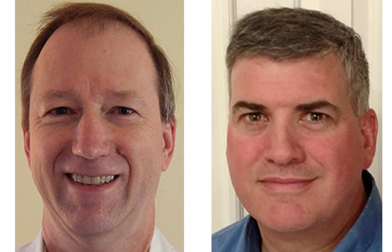 Hockinson School District board candidates: Steve Nylund, left, and Kirk Jensen