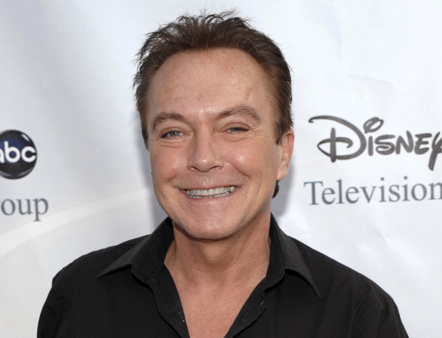 Actor-singer David Cassidy arrives at the ABC Disney Summer press tour party in August 2009 in Pasadena, Calif. The former teen idol of "The Partridge Family" fame has died at age 67, his publicist said Tuesday.