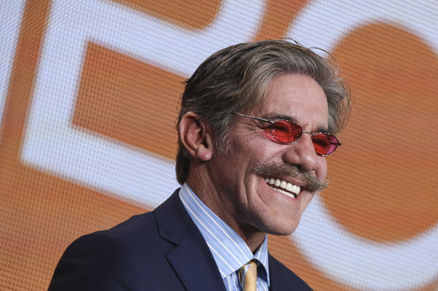 Geraldo Rivera participates in “The Celebrity Apprentice” panel at the NBC 2015 Winter TCA in Pasadena, Calif. Rivera apologized on Nov. 29, 2017, for calling the news business “flirty” in the wake of “Today” show host Matt Lauer’s firing by NBC over sexual misconduct allegations.