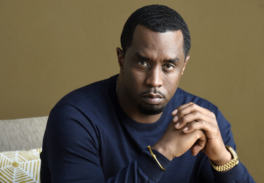 Sean Combs, producer of the documentary film “Can’t Stop Won’t Stop: A Bad Boy Story,” poses for a portrait at the Four Seasons Hotel in Los Angeles.