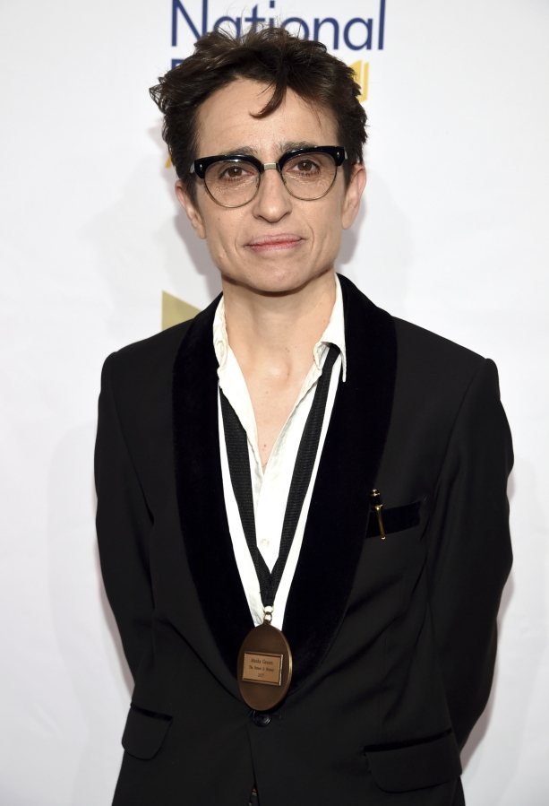 Masha Gessen attends the 68th National Book Awards Ceremony and Benefit Dinner at Cipriani Wall Street on Wednesday, Nov. 15, 2017, in New York.