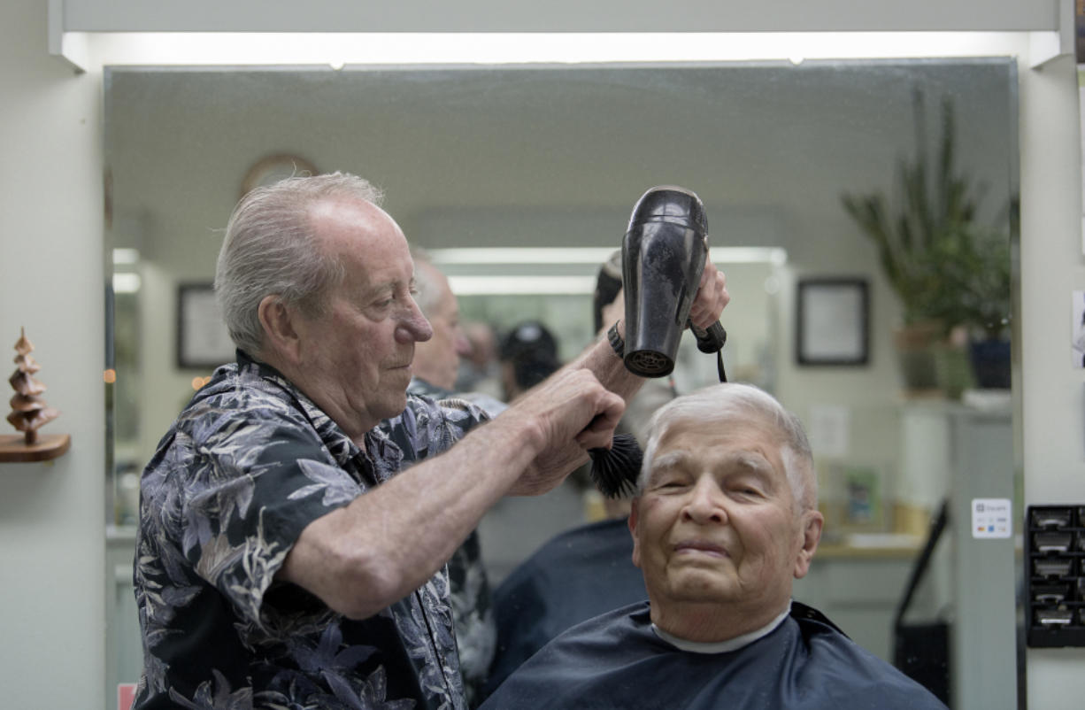 Barber Lives His Boyhood Dream Columbian Com