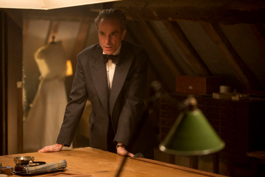 Daniel Day-Lewis as Reynolds Woodcock in “Phantom Thread,” which will be released on Dec. 25.