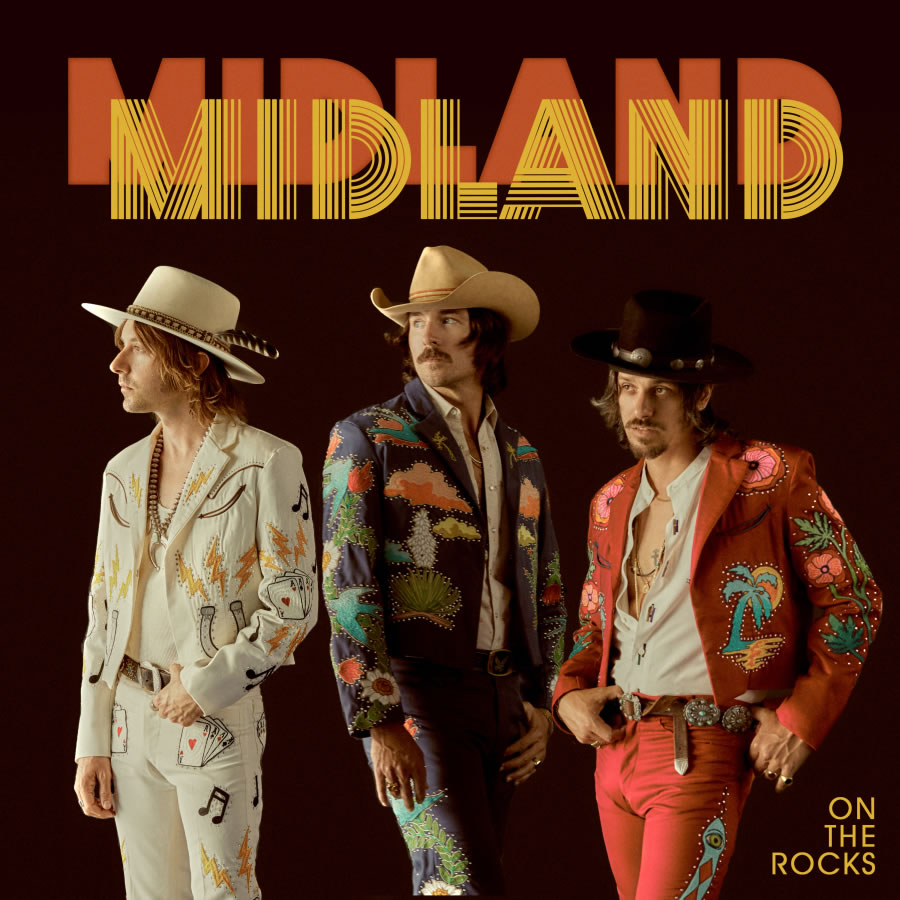 Midland’s album cover art for “On the Rocks.” Harper Smith, Big Machine Records