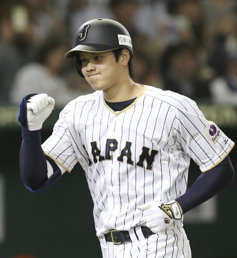 Japanese star Shohei Ohtani is bringing his arm and bat to the Los Angeles Angels.