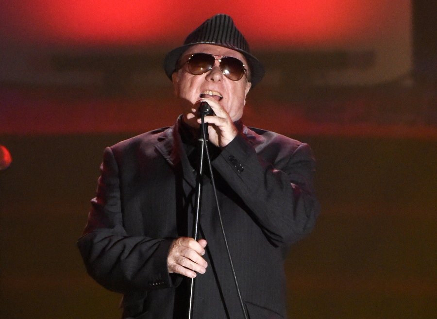 Van Morrison performs at the 46th annual Songwriters Hall of Fame Induction and Awards Gala in 2015.