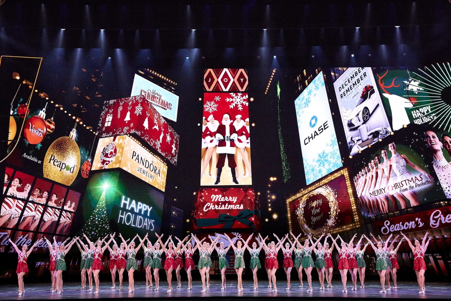 This Nov. 7, 2017 photo released by Madison Square Garden shows the dress rehearsal for the “Radio City Christmas Spectacular,” currently performing through Jan. 1 at Radio City Music Hall in New York.