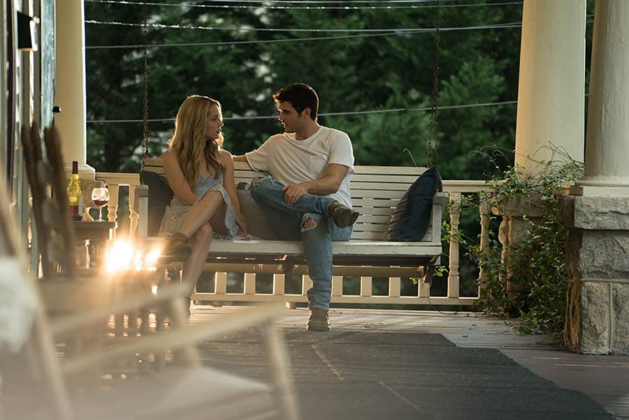 Alex Roe and Jessica Rothe star in “Forever My Girl.” LD Entertainment