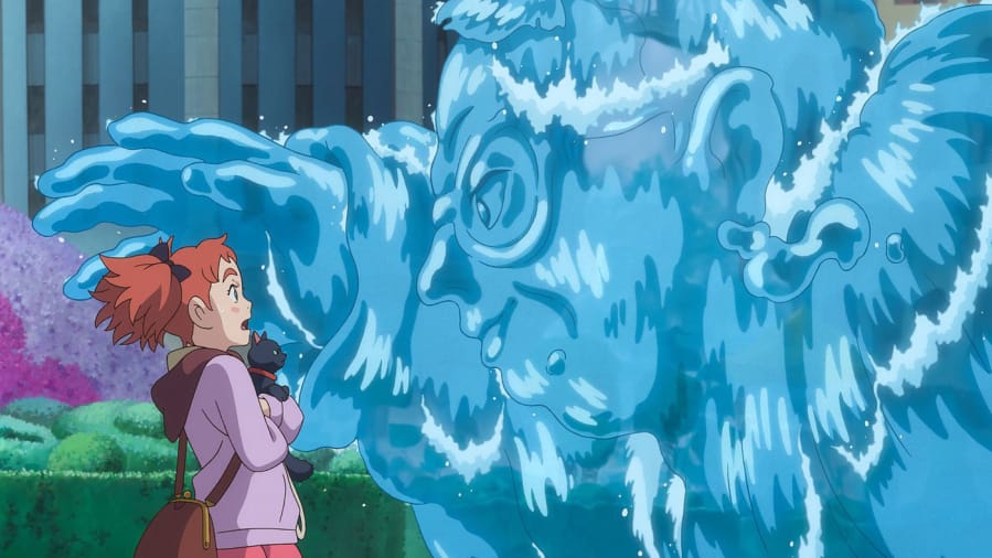 “Mary and the Witch’s Flower” was adapted from Mary Stewart’s 1971 children’s novel, “The Little Broomstick,” and was dubbed in English for a North American release.