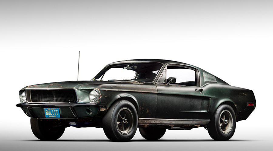 The 1968 Mustang driven by Steve McQueen in “Bullitt” made a splash at the Detroit auto show.