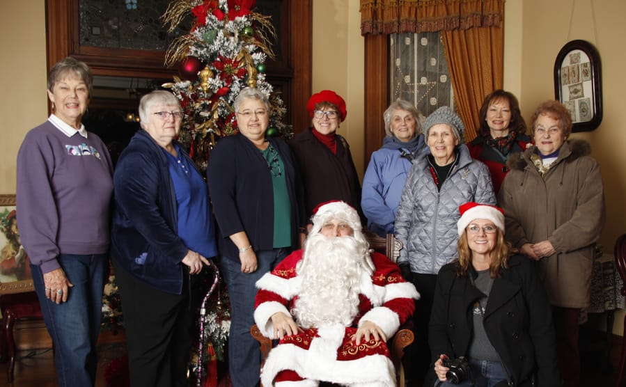 Hudson’s Bay: Members of the Fort Vancouver chapter of The Daughters of the Pioneers of Washington at the Miracle of a Million Lights in Portland. The chapter recently earned an award for most new members in the last fiscal year out of all chapters in the state.