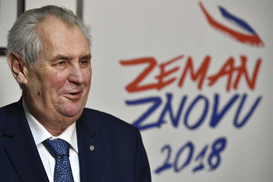 Milos Zeman Czech president