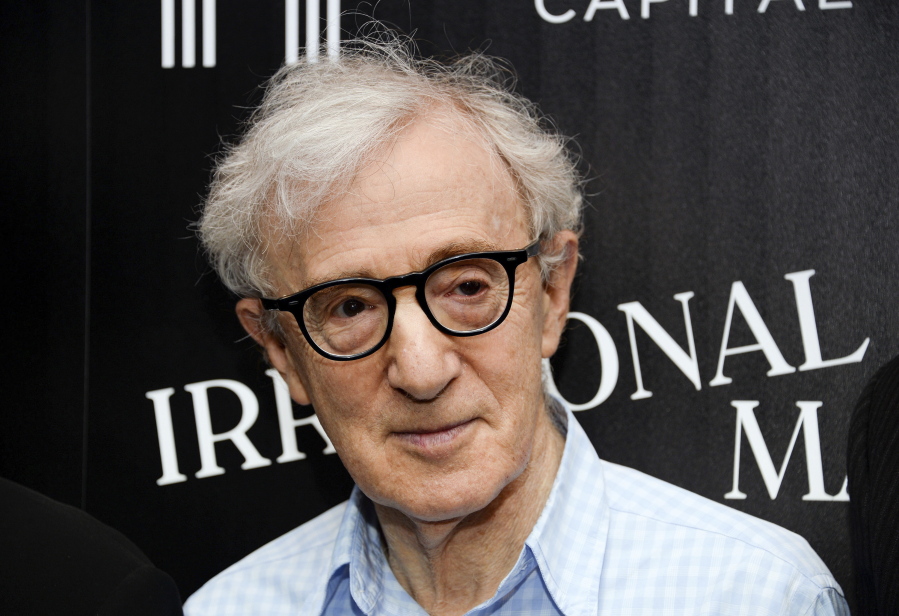 Director Woody Allen attends a special screening of “Irrational Man,” hosted by The Cinema Society and Fiji Water, at the Museum of Modern Art, in New York. In her first televised interview, Dylan Farrow described in detail Allen’s alleged sexual assault of her, and called actors who work in Woody Allen films “complicit” in perpetuating a “culture of silence.”.