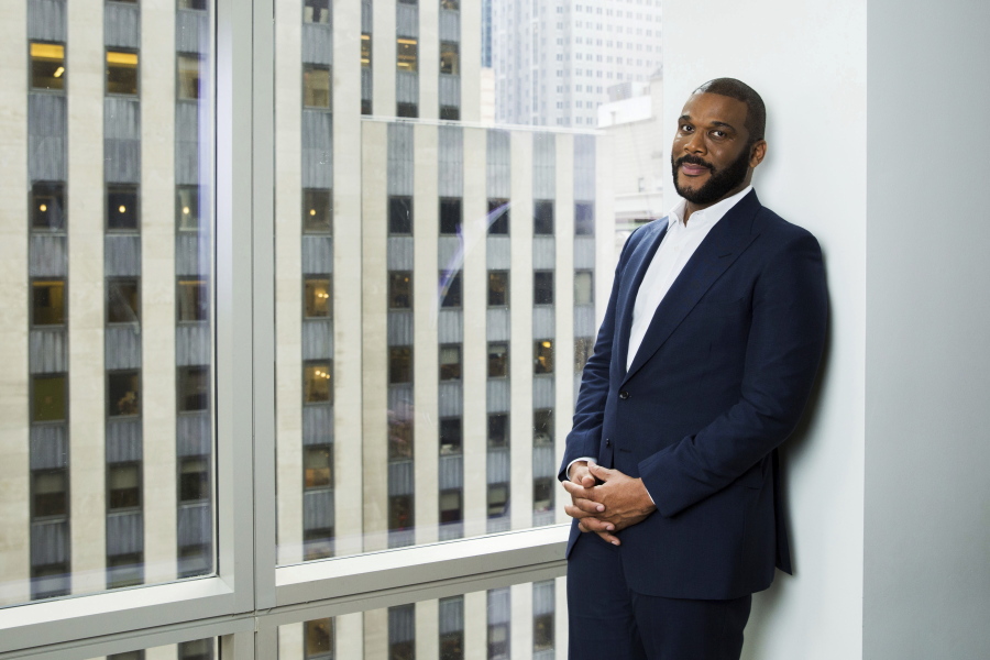 Filmmaker Tyler Perry details his faith in his book, “Higher Is Waiting.” Amy Sussman/Invision