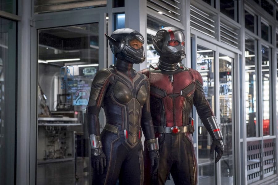 Evangeline Lilly and Paul Rudd star in “Ant-Man and The Wasp.” Marvel Studios