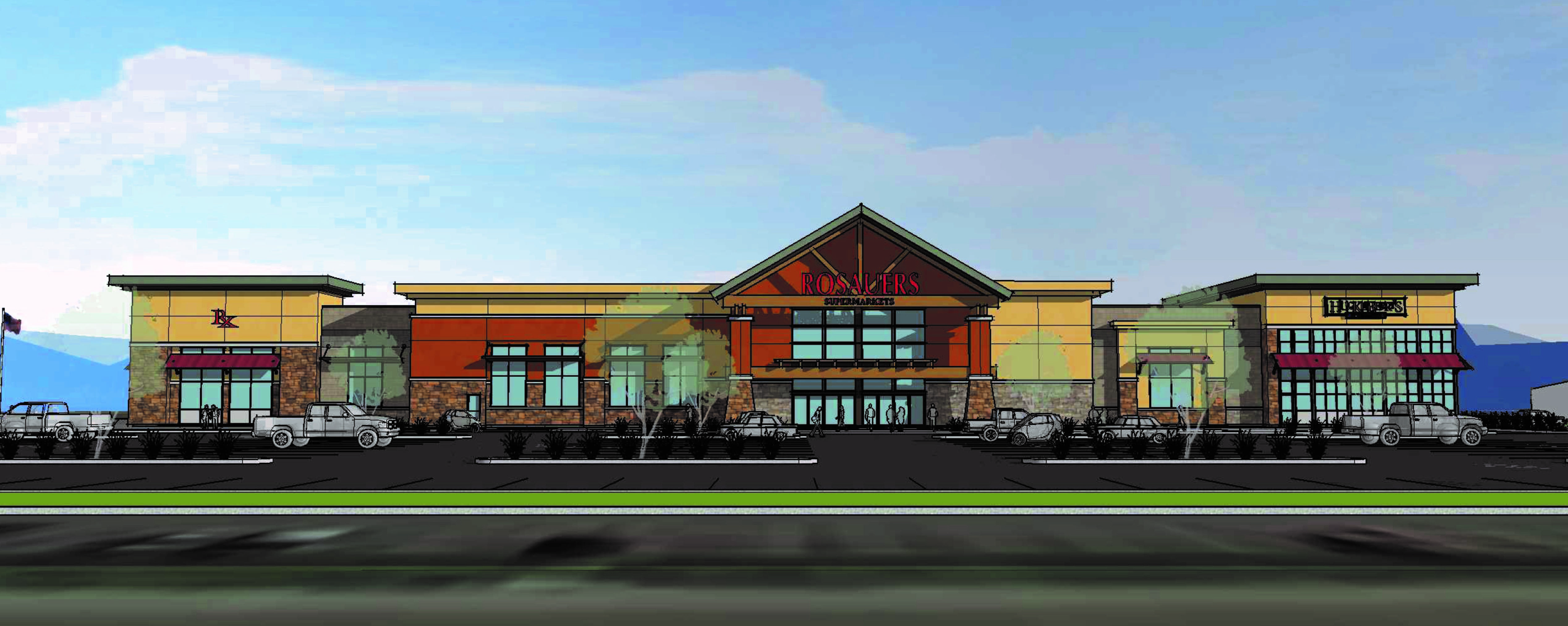 A Rosauers grocery is planned for a development at the Port of Ridgefield.