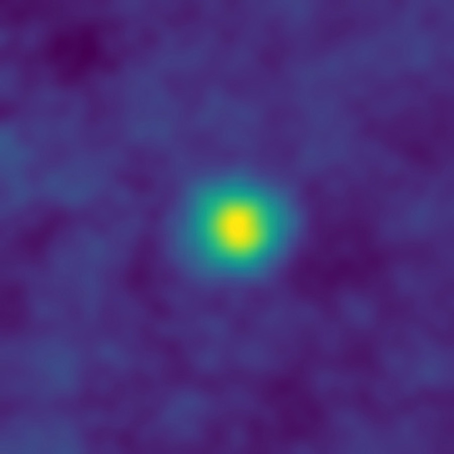 This December 2017 false-color image made available by NASA in February 2018 shows KBO (Kuiper Belt object) 2012 HZ84. This image is, for now, one of the farthest pictures from Earth ever captured by a spacecraft. It was made by the New Horizons at 3.79 billion miles from Earth.