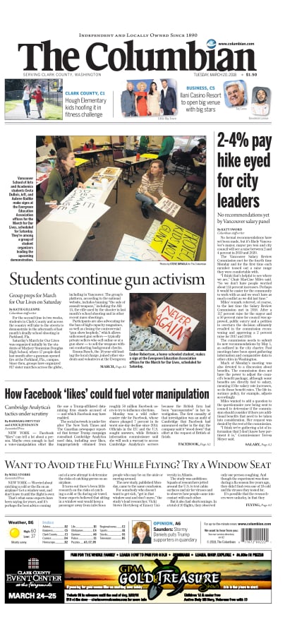 How did we do choosing the stories for Tuesday’s front page?