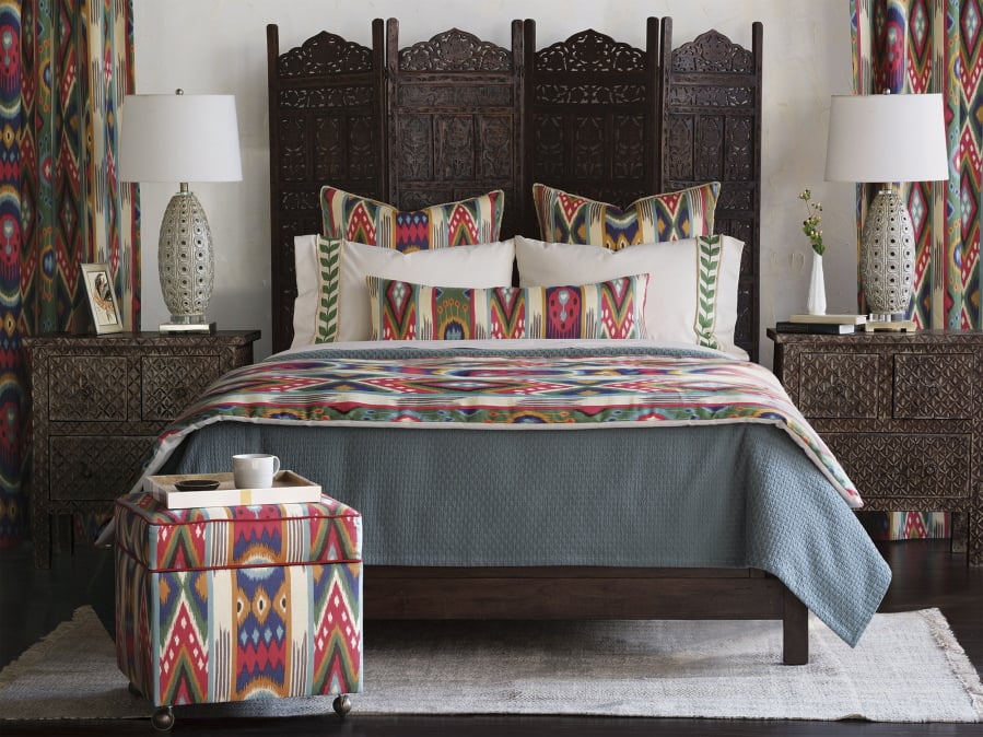 This undated photo provided by Eastern Accents shows the Akela Bedset.