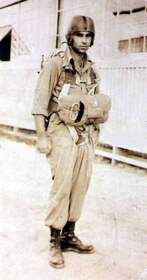 This undated photo provided by Phillip R. Rosenkrantz shows Staff Sgt. David Rosenkrantz of the 82nd Airborne Division’s Company H, 504th Parachute Infantry Regiment. Nearly three-quarters of a century after he was killed in the ferocious World War II battle chronicled in the 1977 film “A Bridge Too Far,” Staff Sgt. David Rosenkrantz is coming home to Los Angeles. The U.S. Defense POW/MIA Accounting Agency announced Thursday, March 15, 2018, that Rosenkrantz’s body was recently recovered not far from where he died in battle in the Netherlands in 1944.