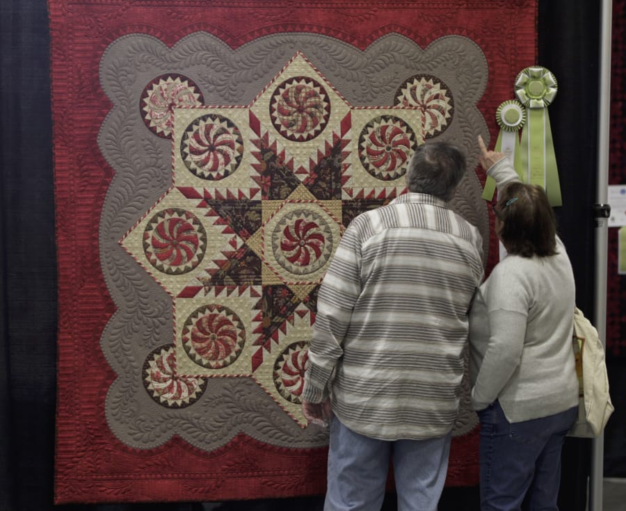 The Best in Show quilt was by Bonnie Keller.
