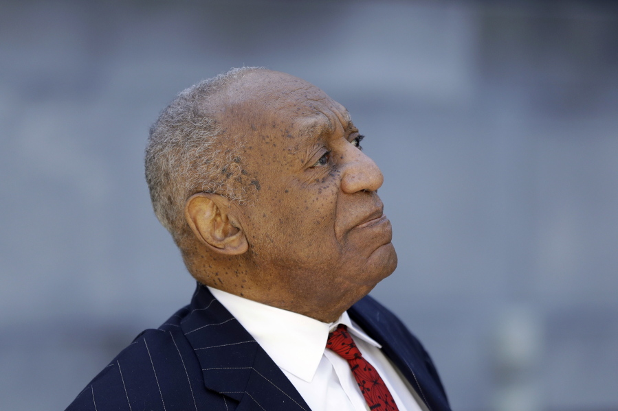 Bill Cosby departs Friday after his sexual assault trial at the Montgomery County Courthouse in Norristown.