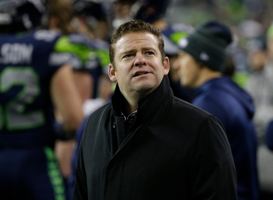 Seahawks general manager John Schneider has a goal of remaining competitive while refreshing a roster. Ted S.