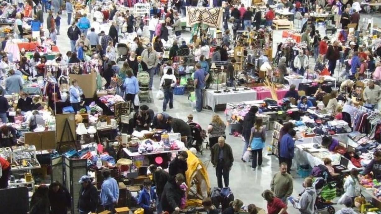 “The NW’s Largest Garage Sale and Vintage Sale” has an amazing assemblage of used stuff for sale at the Clark County Event Center at the Fairgrounds in Ridgefield.