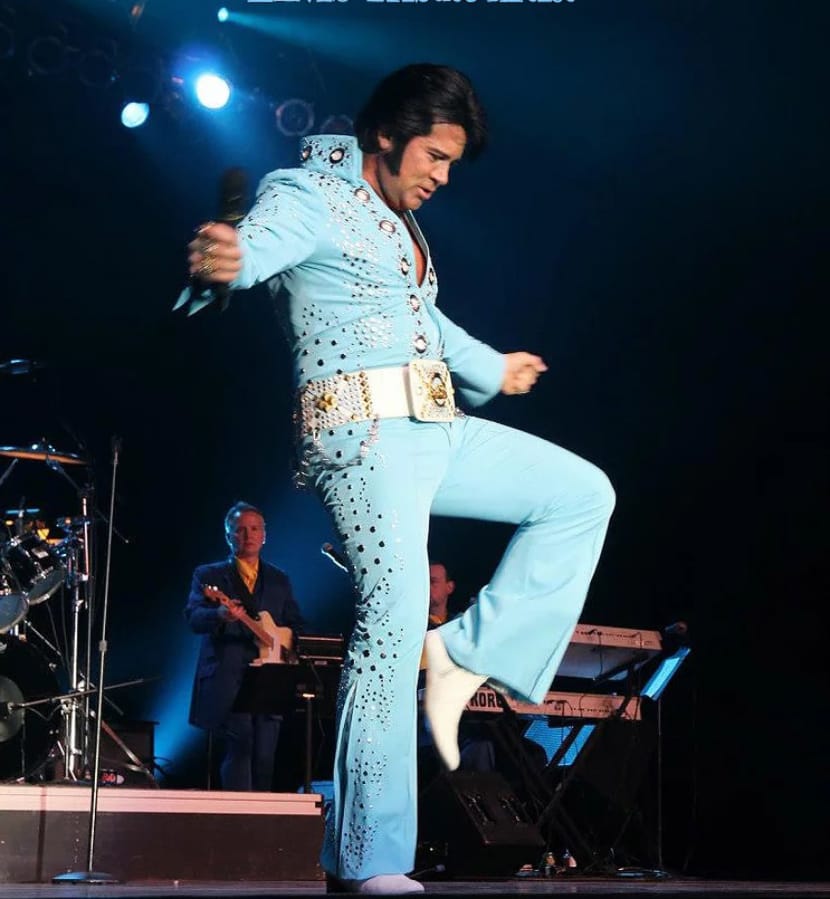 Elvis tribute artist Mark Stevenz will perform some of the King’s greatest hits with authentic costumes and dance moves at Los Dos Compadres in Washougal.