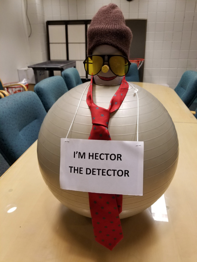 This recent recreation of storied air traveler Hector the Detector is virtually indistinguishable from the original, according to this week’s author, Fred Marsh - except that it’s made out of a can and a Lake Shore Athletic Club exercise ball.