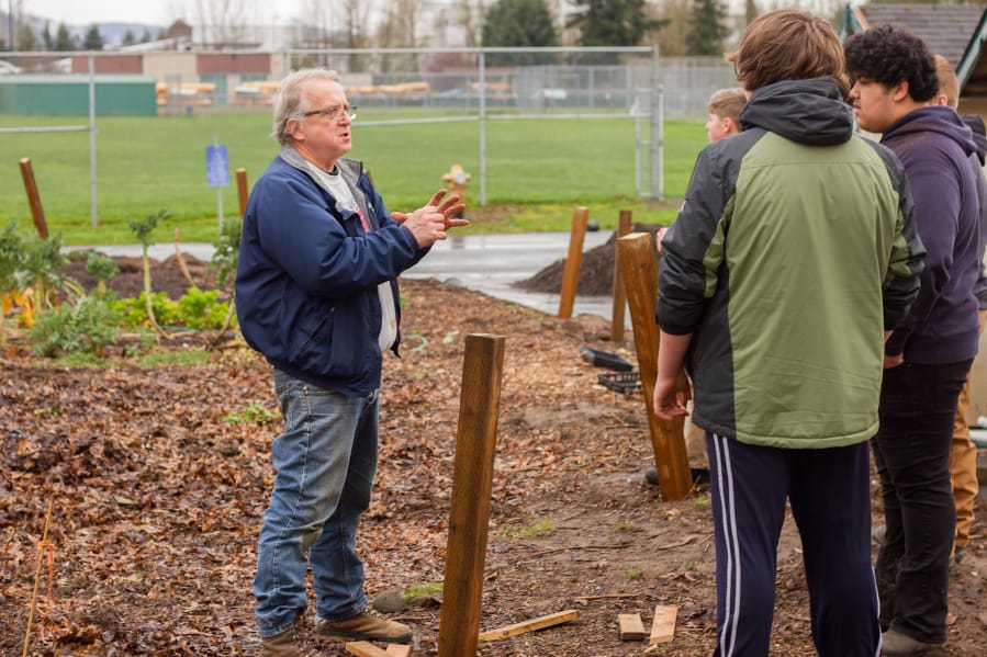 Woodland Middle School science teacher Joseph Bosch received a $5,000 grant to expand the school’s horticulture program by adding a new class and creating a club.