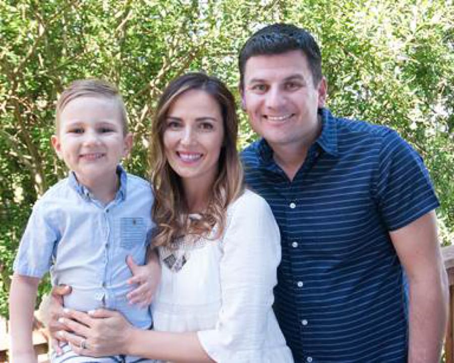 Journey Community Church in Camas welcomed Adrian Bucur, right, as its new lead pastor. Also pictured are his wife, Adela, and son, Levi.