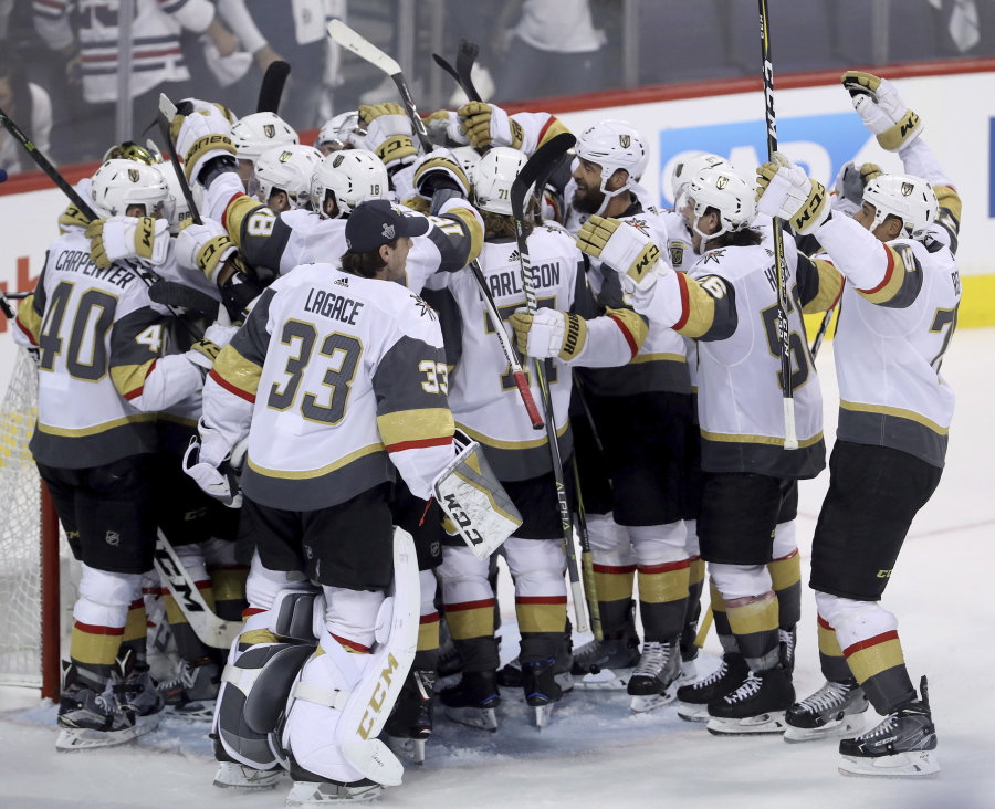 Golden Knights beat Winnipeg Jets to advance in NHL playoffs, Golden  Knights