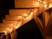 To set the mood for any event, add a string of lights or even permanent lighting to your deck area.