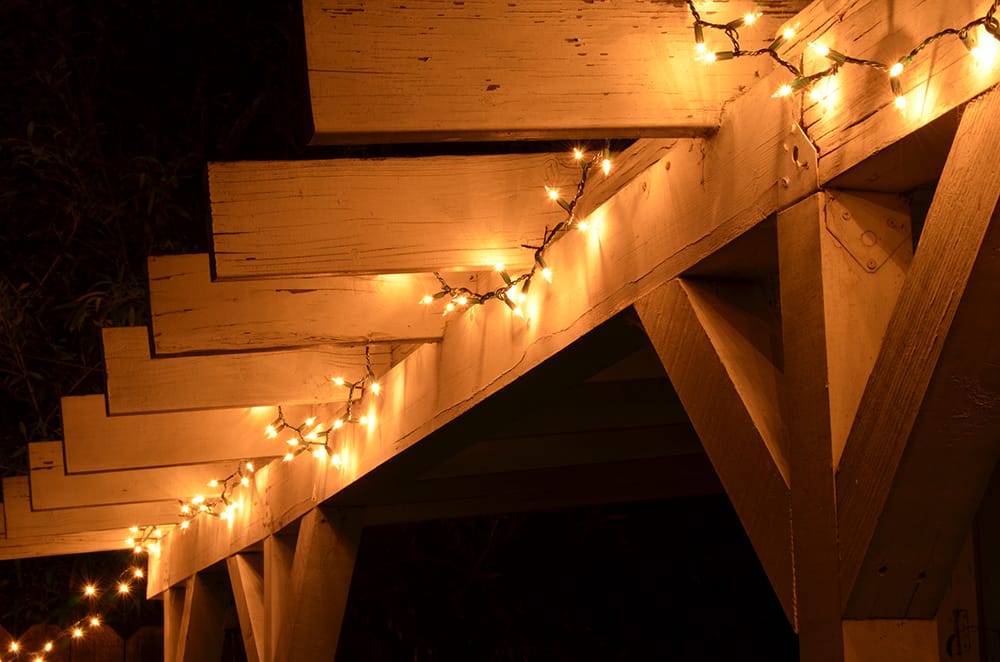 To set the mood for any event, add a string of lights or even permanent lighting to your deck area.