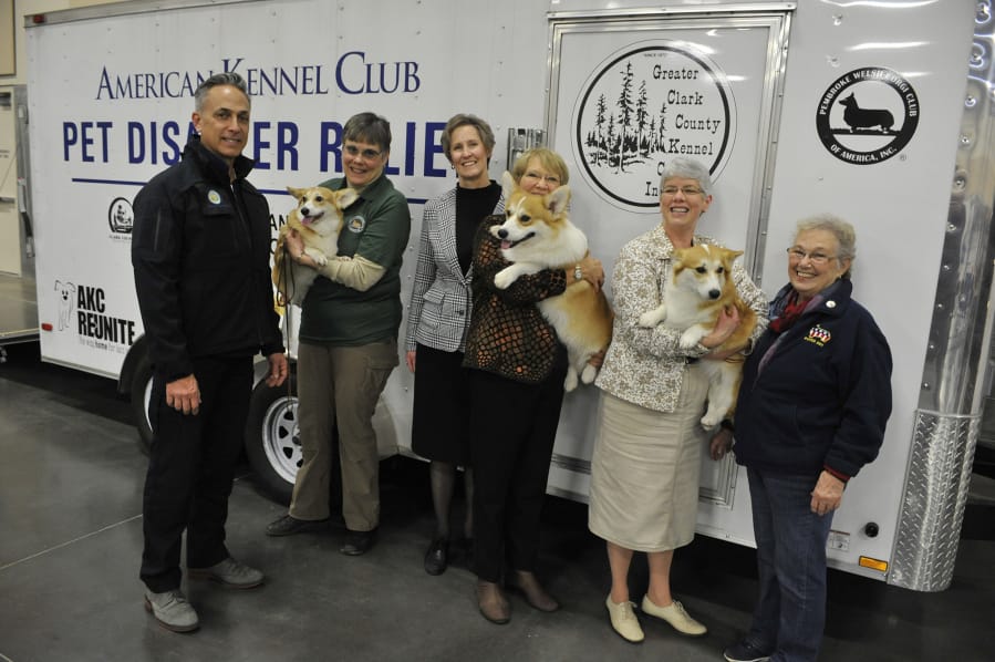 Paul Scarpelli, far left, Clark County’s former animal control manager, has had a long presence in the county’s animal welfare community. Now, he’s out of a job.