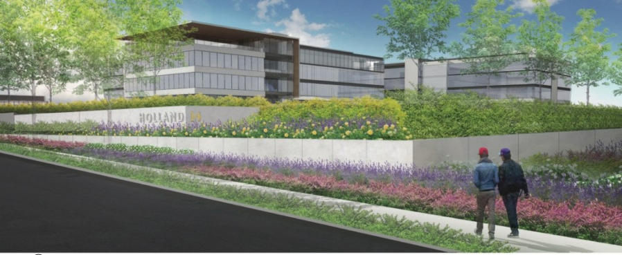A rendering of the new headquarters for Holland Partner Group just south of 38th Street in Camas, which is slated to start construction this summer. The city approved the plan Monday.