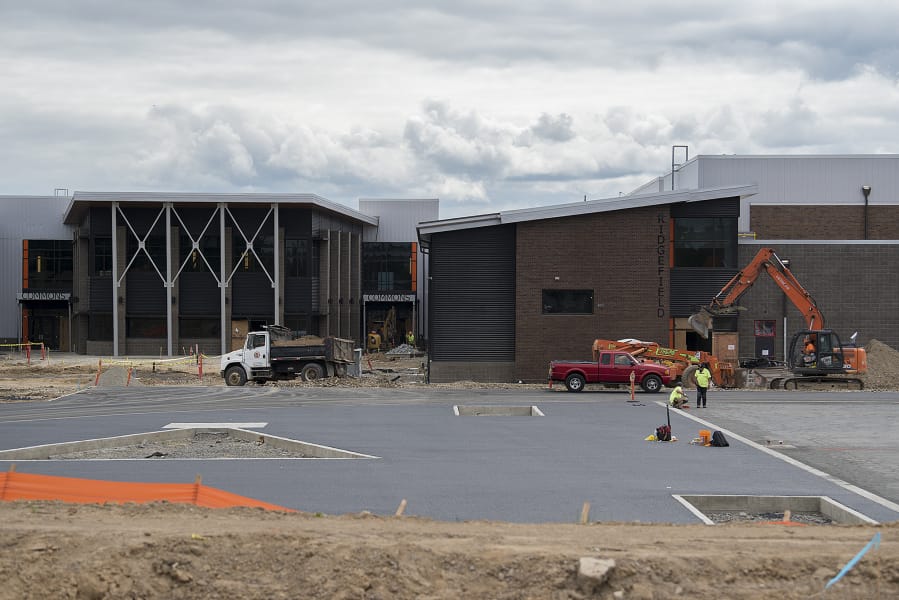 Construction continues on the new campus set to open in the Ridgefield School District in August after being largely funded from a $78 million bond in 2017.