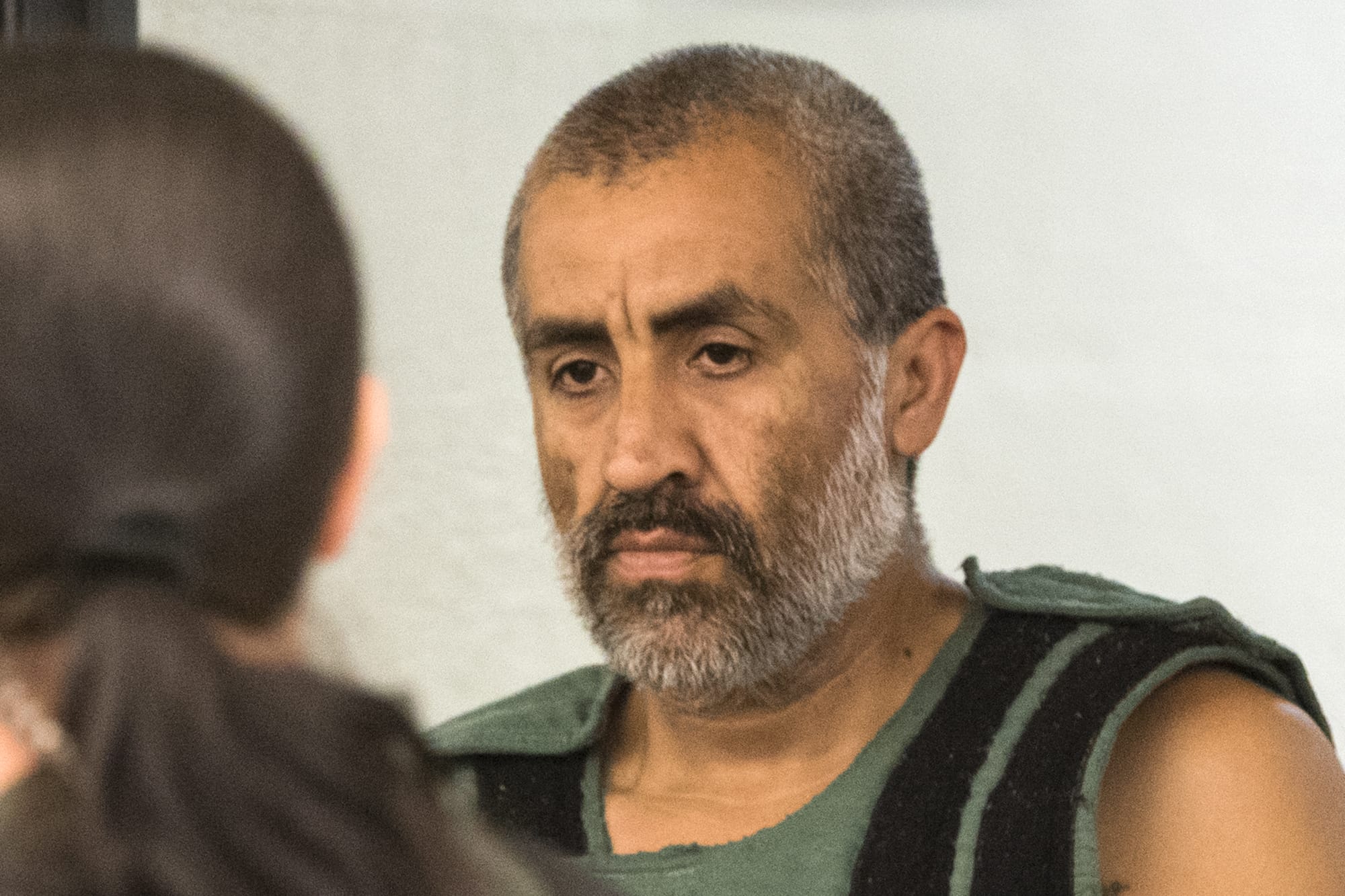 Raul Flores makes a first appearance Friday morning, June 29, 2018, in Clark County Superior Court in Vancouver.
