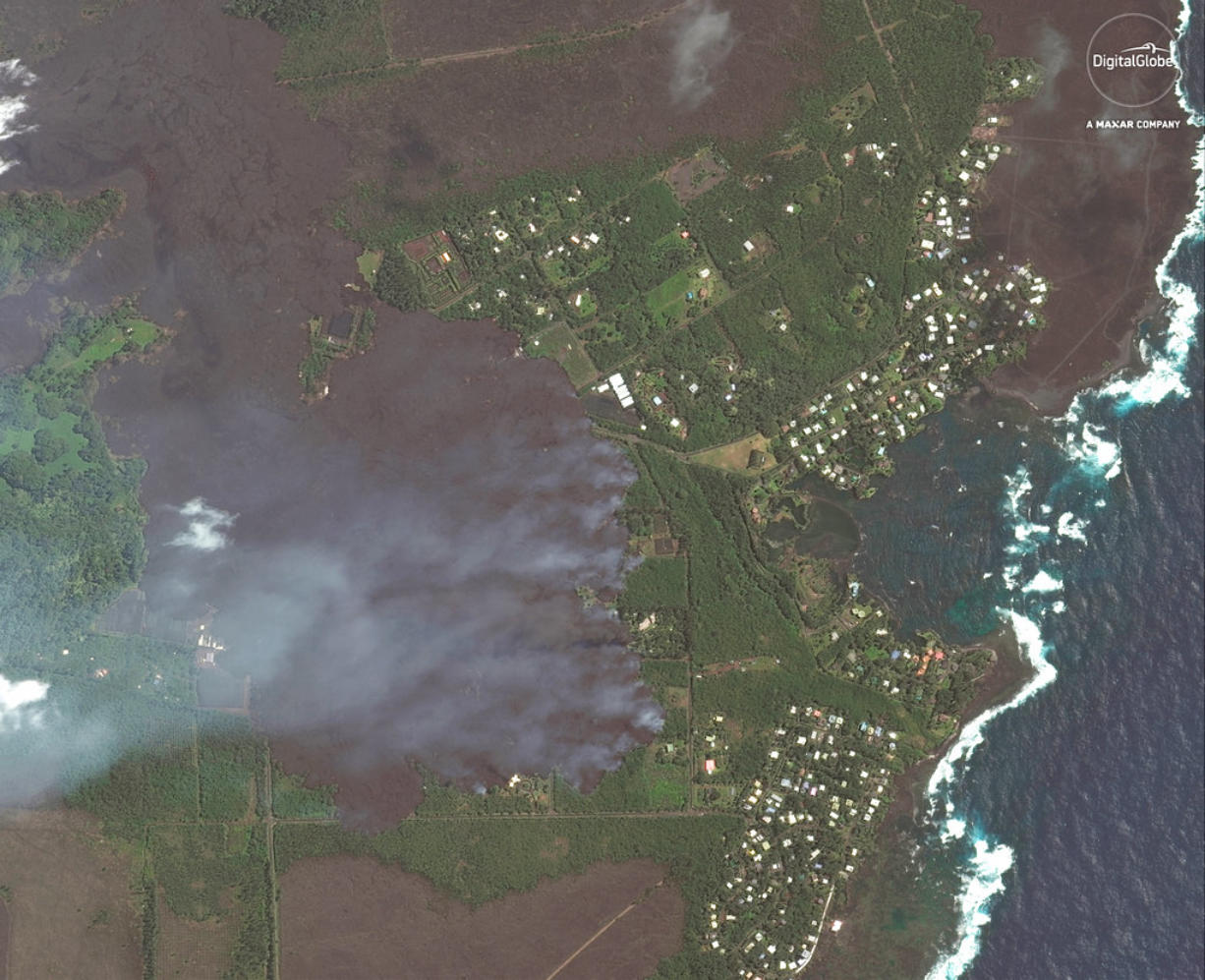 Lava From Hawaii Volcano Destroys 117 Big Island Homes The Columbian