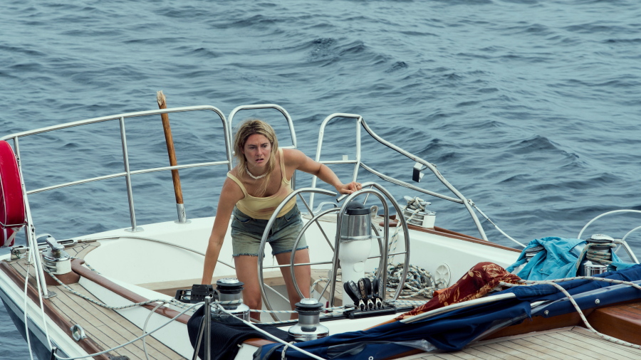 Shailene Woodley in a scene from “Adrift.” (STXfilms)