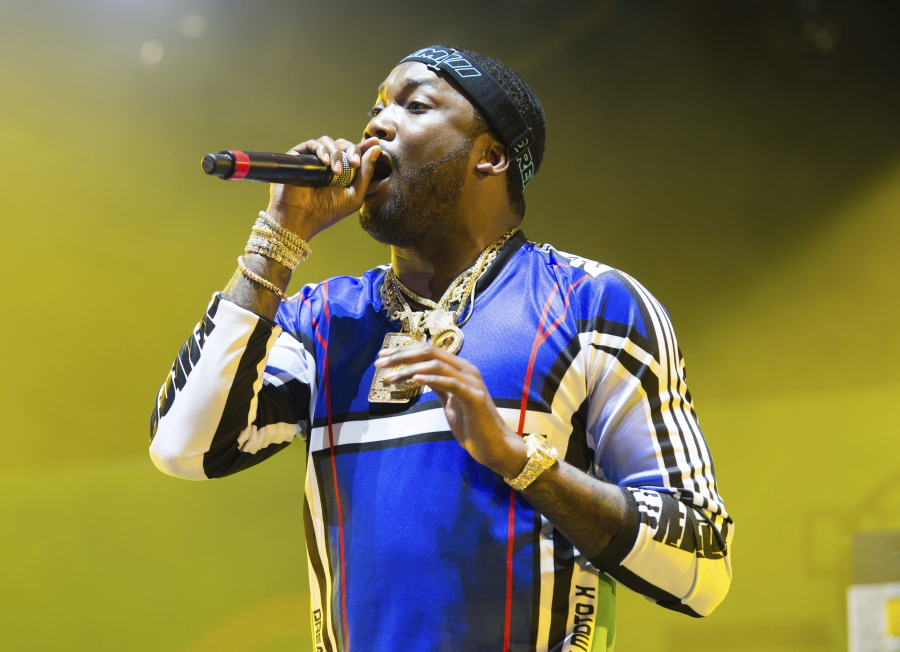Rapper Meek Mill performs at HOT 97 Summer Jam 2018 in East Rutherford, N.J. Pennsylvania’s highest court won’t remove a judge from Meek Mill’s long-running criminal case, but one justice says the rapper can raise the issue again after a hearing next week. Three judges denied Mill’s request Tuesday to replace Philadelphia Judge Genece Brinkley, and three supported it.