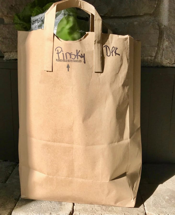 A weekly bag of produce from Millennium Farms’ CSA program Rachel Pinsky