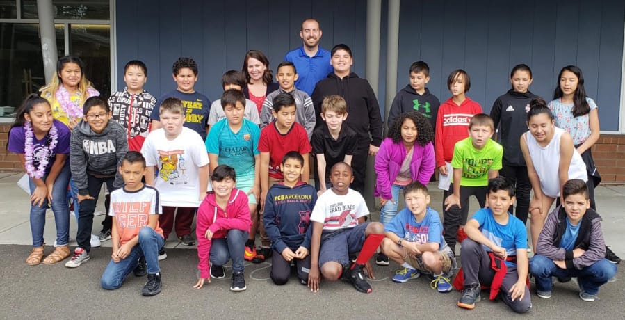 East Vancouver: Crestline Elementary School students received a donation of sports equipment courtesy of Good Sport Equipment Connection, a community collaboration of nonprofits, corporate sponsors and public schools.